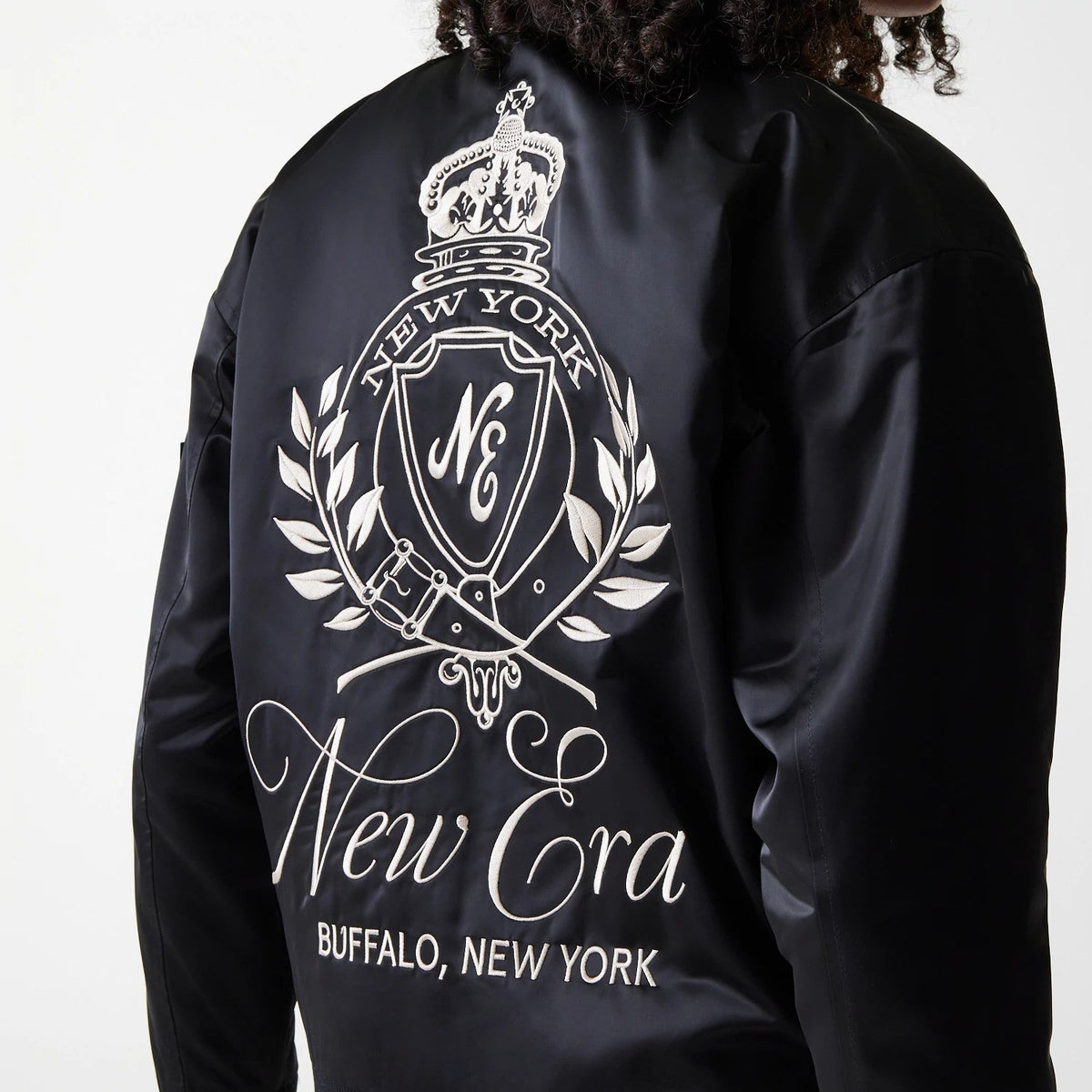 Veste Bomber Satin Femme New Era
