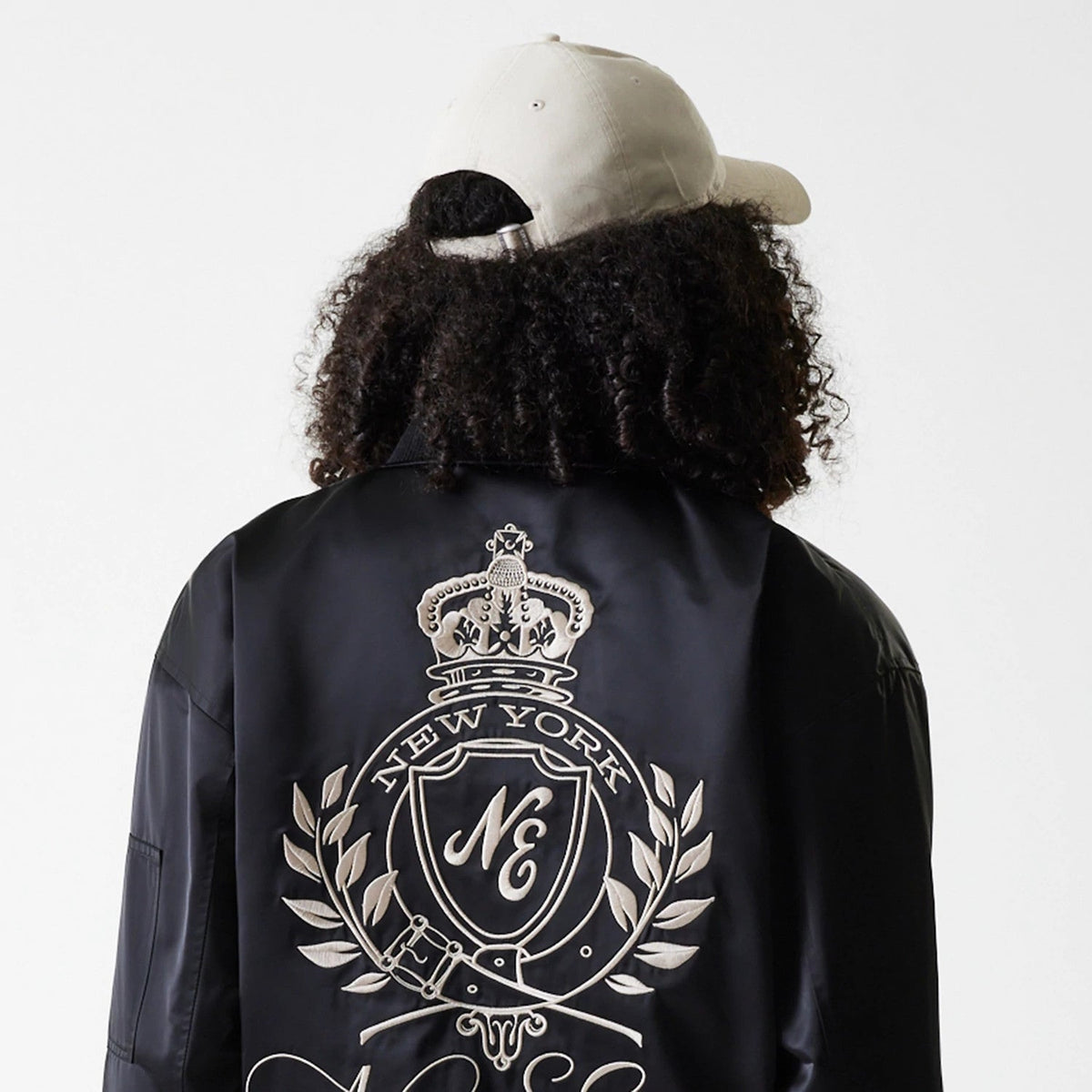 Veste Bomber Satin Femme New Era