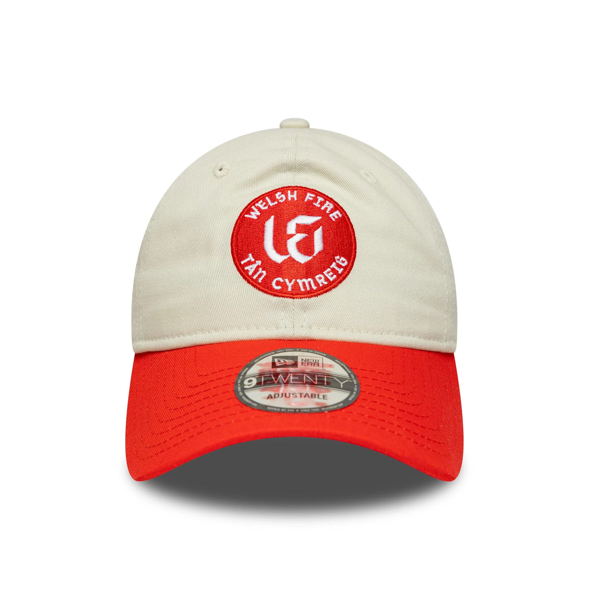 Casquette 9TWENTY Adjustable contrast Welsh Fire Tan Cymreig The Hundred 2025 Contrast
