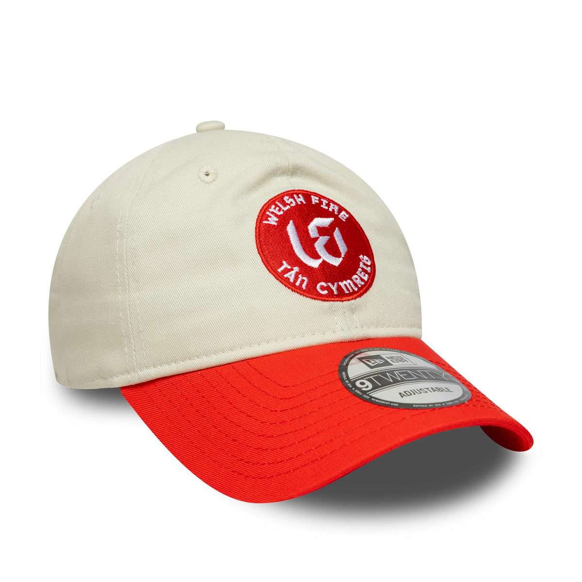 Casquette 9TWENTY Adjustable contrast Welsh Fire Tan Cymreig The Hundred 2025 Contrast