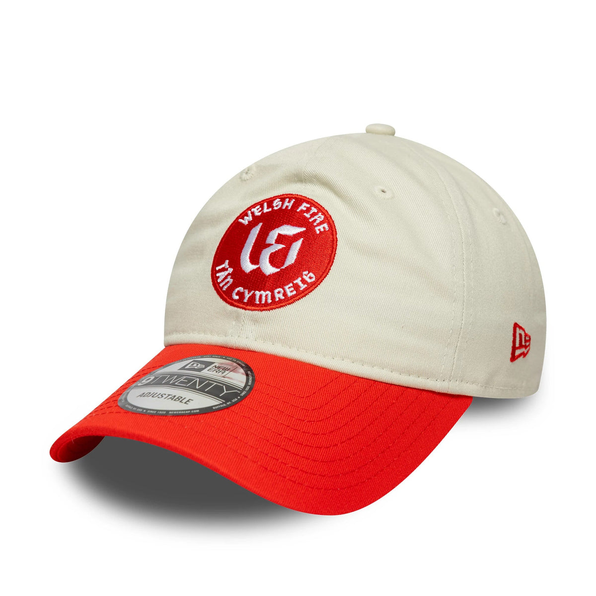 Casquette 9TWENTY Adjustable contrast Welsh Fire Tan Cymreig The Hundred 2025 Contrast
