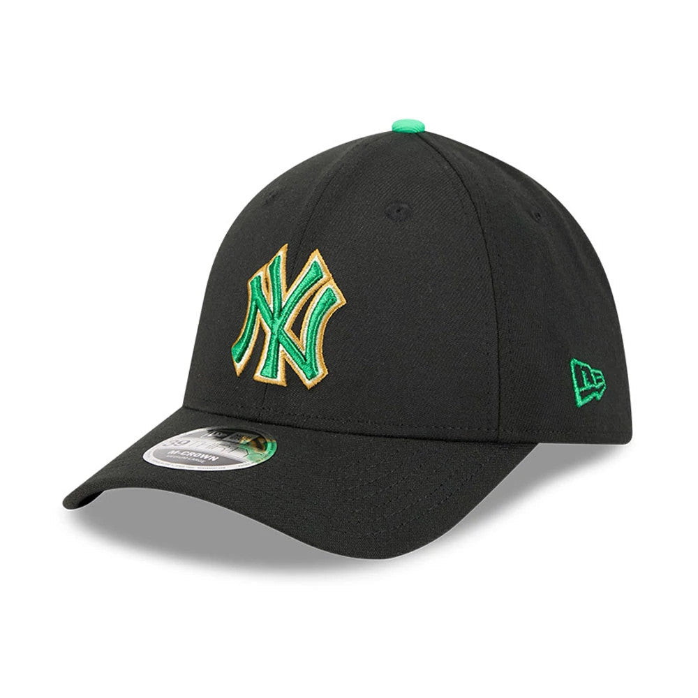 Casquette 39THIRTY M-Crown A-Frame Yankees Saint Patrick’s Day Noir
