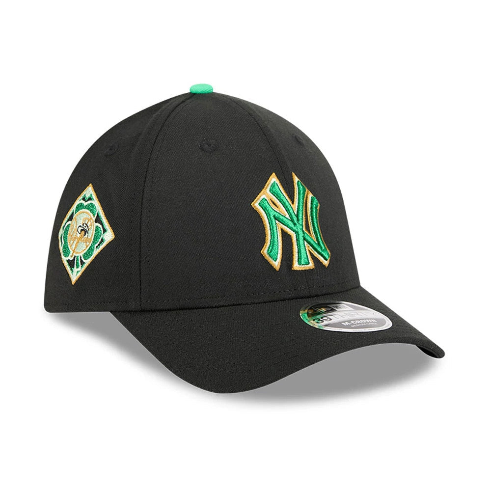 Casquette 39THIRTY M-Crown A-Frame Yankees Saint Patrick’s Day Noir