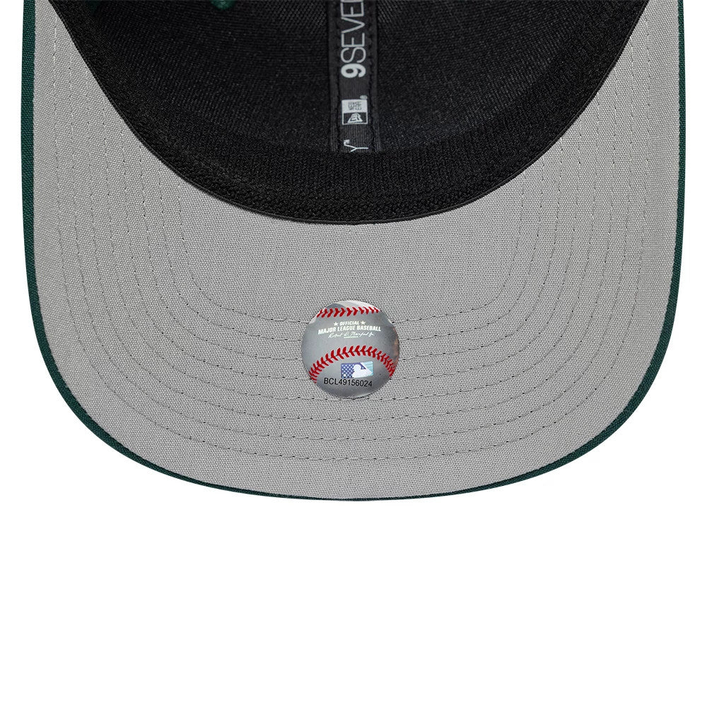 Athletics MLB Circles vert foncé 9SEVENTY casquette stretch Adjustable à bouton-Stretch Snap