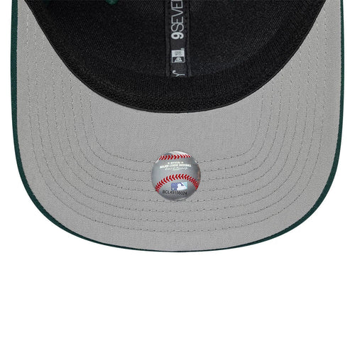 Athletics MLB Circles vert foncé 9SEVENTY casquette stretch Adjustable à bouton-Stretch Snap