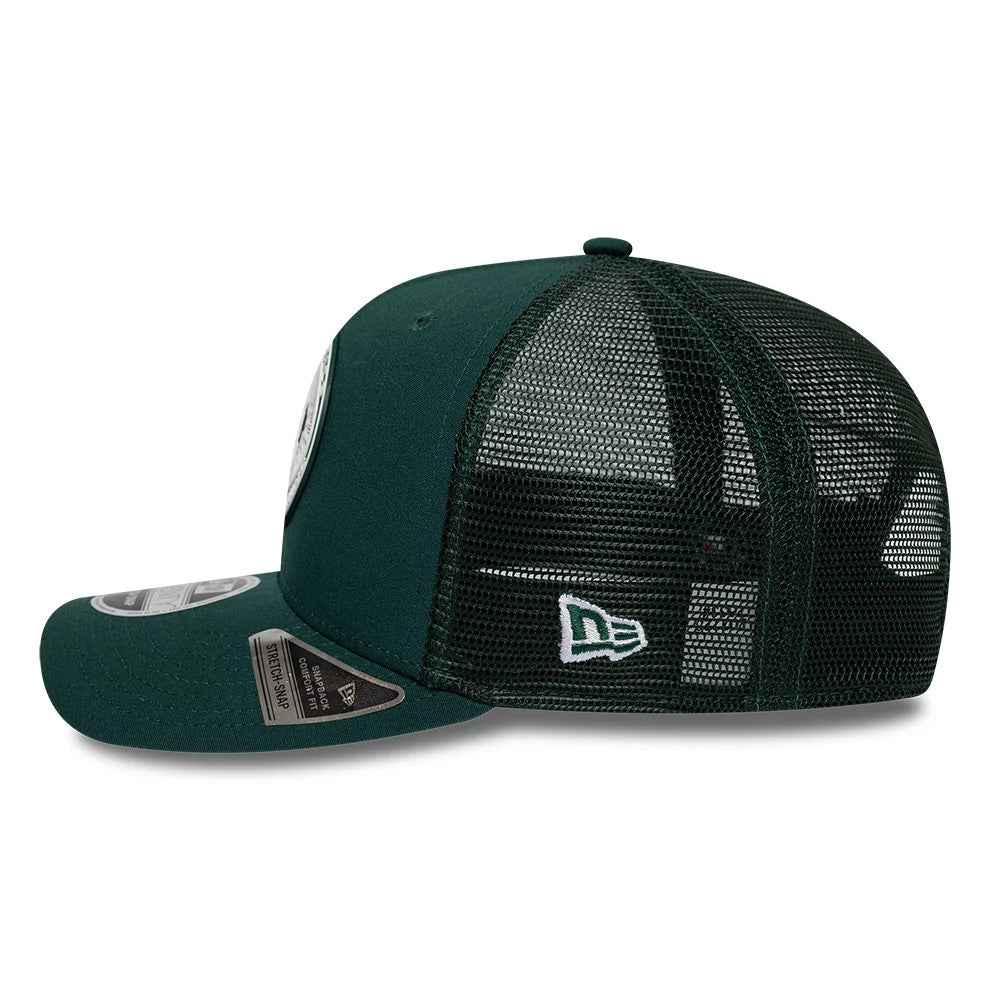 Athletics MLB Circles vert foncé 9SEVENTY casquette stretch Adjustable à bouton-Stretch Snap