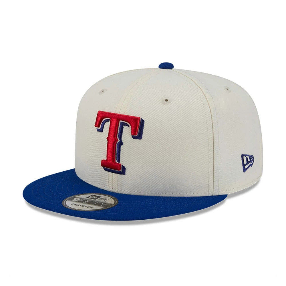 Casquette 9FIFTY Snapback Texas Rangers MLB Localized Blanc