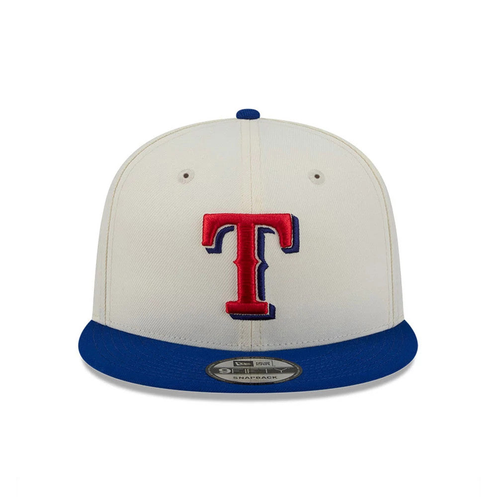 Casquette 9FIFTY Snapback Texas Rangers MLB Localized Blanc