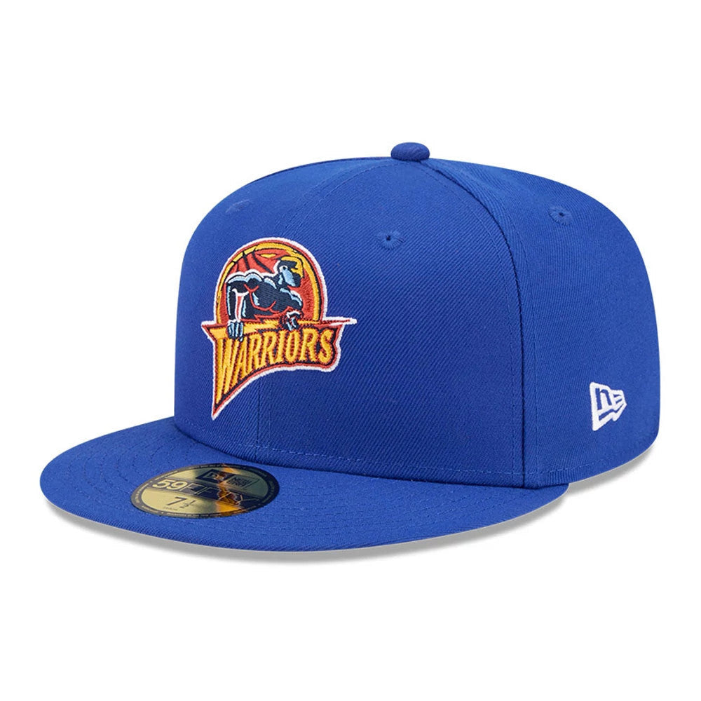 Casquette 59FIFTY Fitted Golden State Warriors Hardwood Classic Bleu