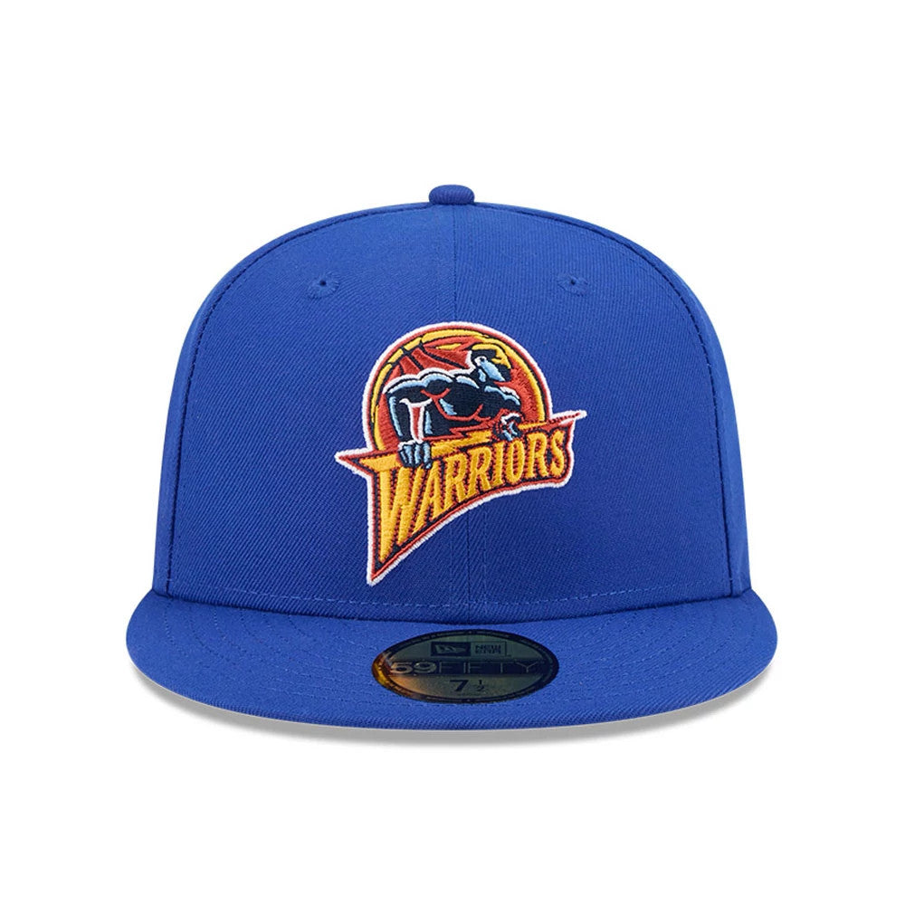 Casquette 59FIFTY Fitted Golden State Warriors Hardwood Classic Bleu
