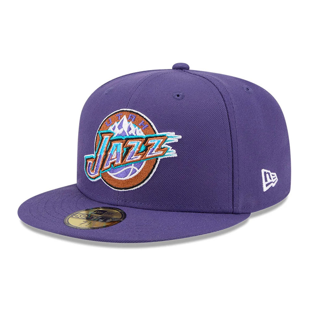 Casquette 59FIFTY Fitted Utah Jazz NBA Hardwood Classic Violet