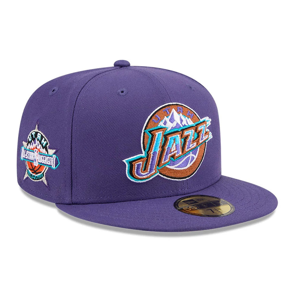 Casquette 59FIFTY Fitted Utah Jazz NBA Hardwood Classic Violet