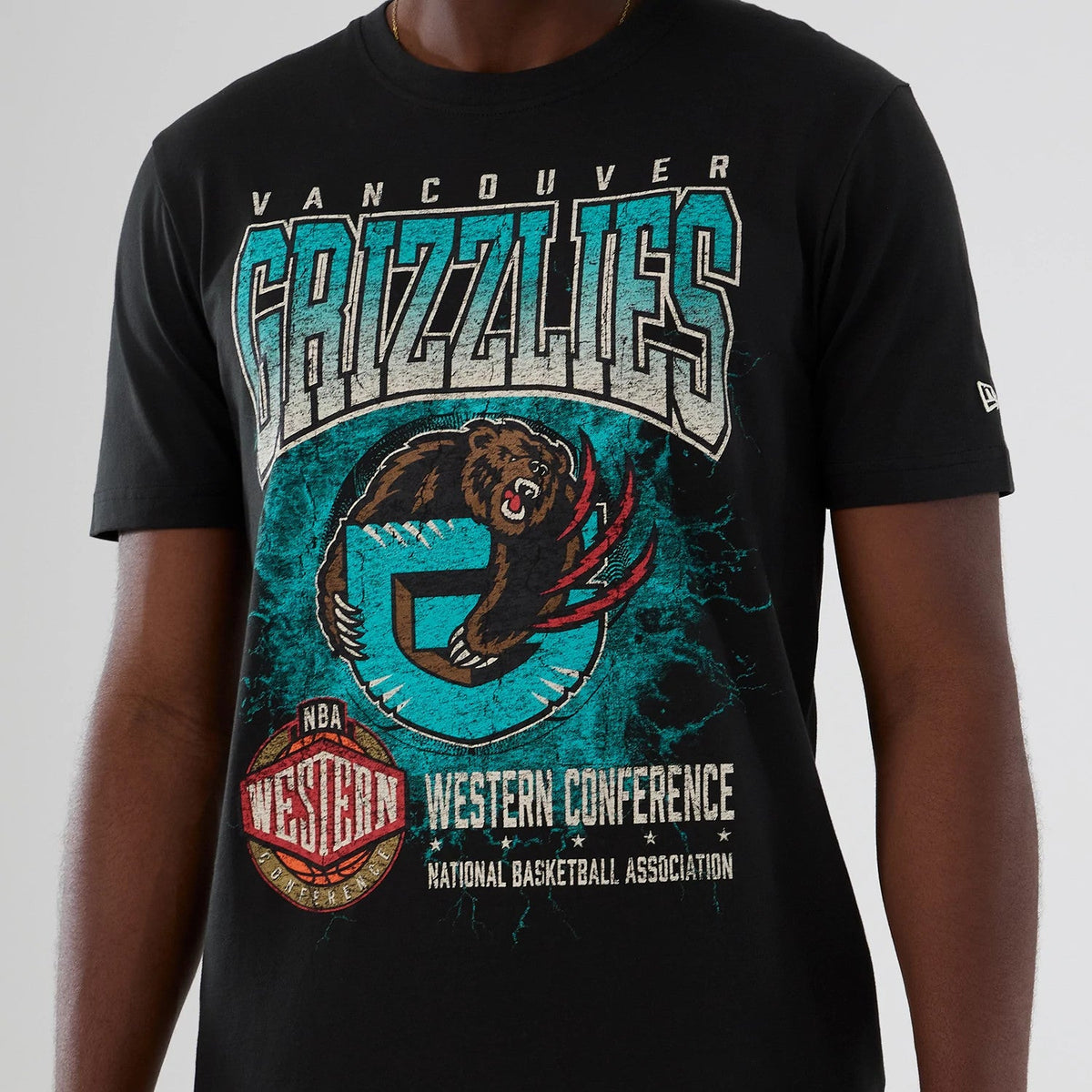 T-shirt Vancouver Grizzlies Hardwood Classic Noir
