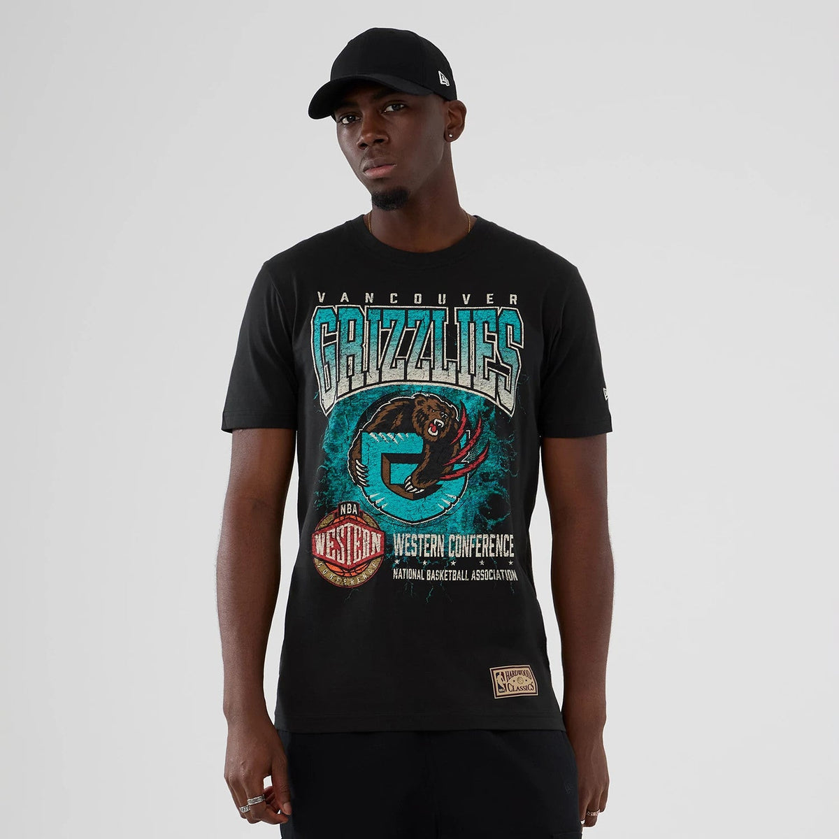 T-shirt Vancouver Grizzlies Hardwood Classic Noir