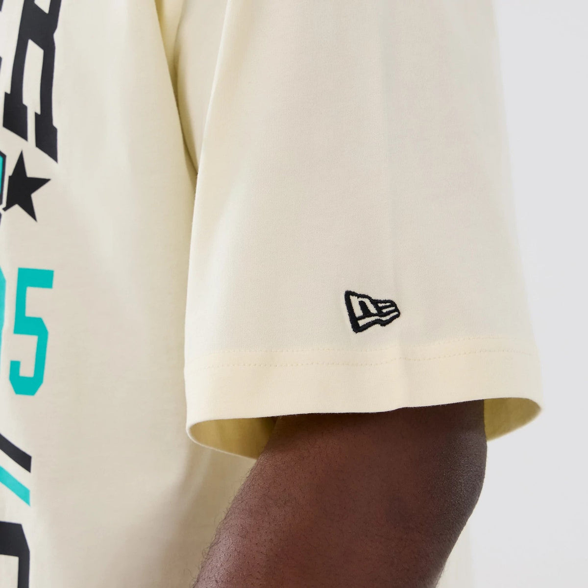T-shirt Vancouver Grizzlies NBA Hardwood Classic Crème