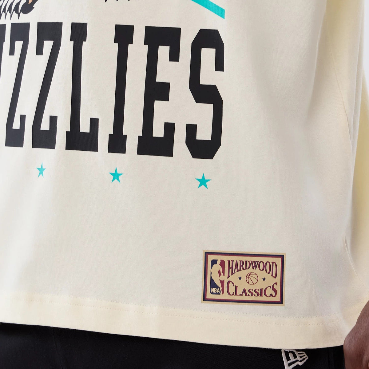 T-shirt Vancouver Grizzlies NBA Hardwood Classic Crème
