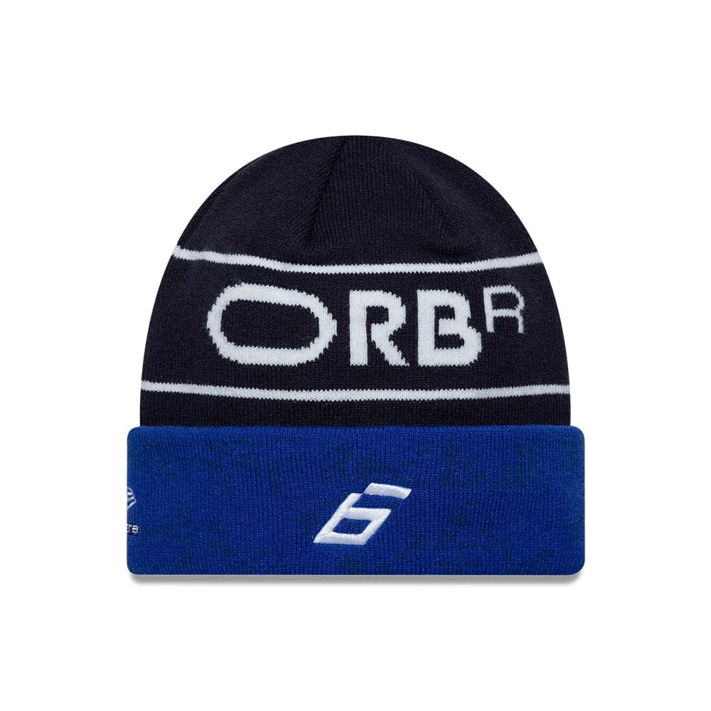 Bonnet Tricoté Replica Isack Hadjar Red Bull Racing Cuff Bleu Foncé