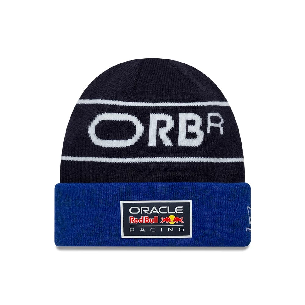 Bonnet Tricoté Replica Isack Hadjar Red Bull Racing Cuff Bleu Foncé
