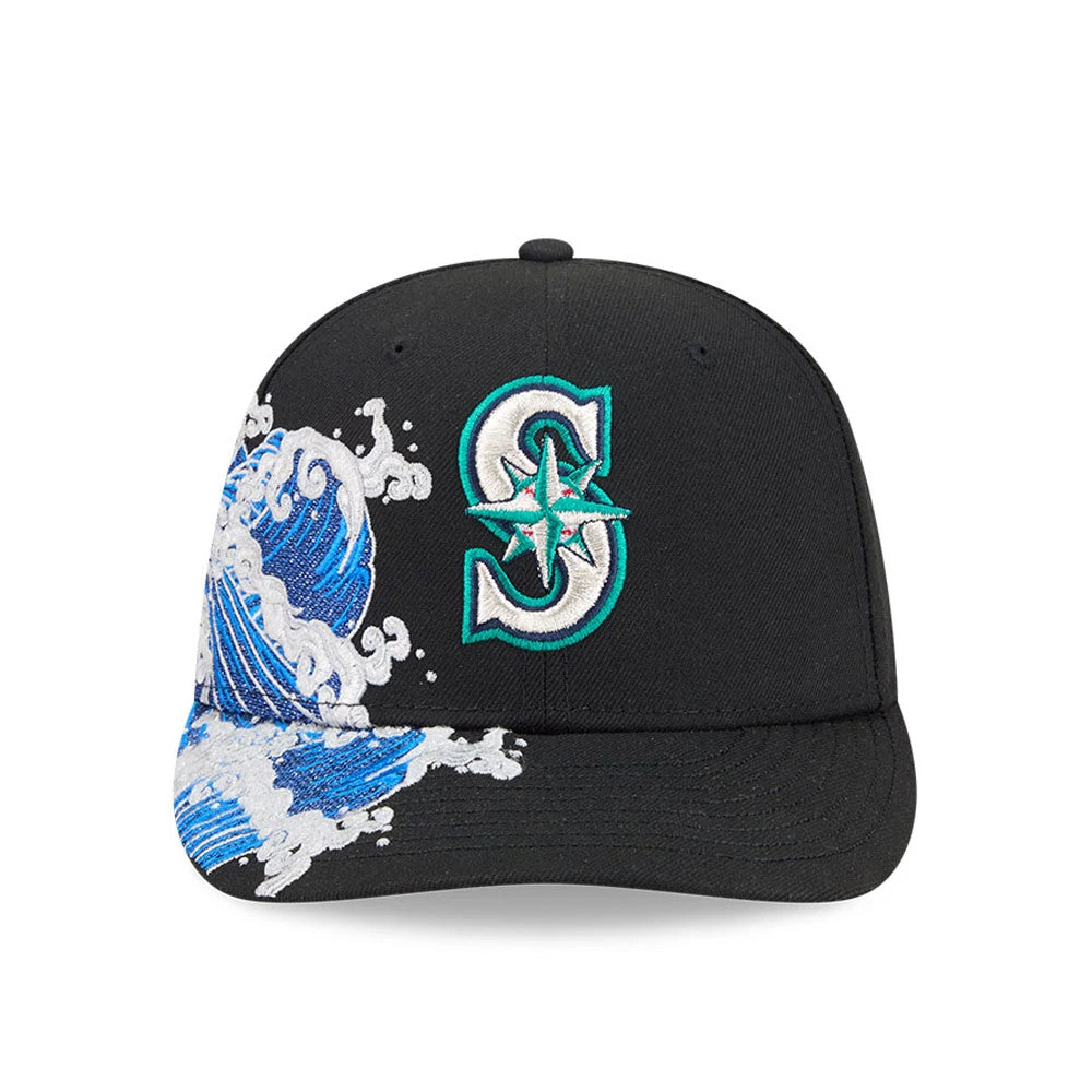 Casquette 9FIFTY A-Frame Snapback Vissurf Seattle Mariners MLB Noir