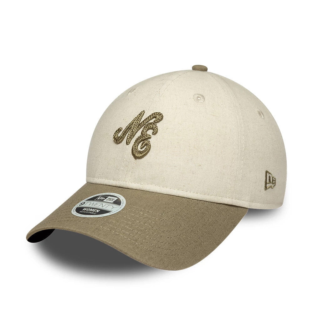 Casquette Femme 9TWENTY en Lin New Era Beige