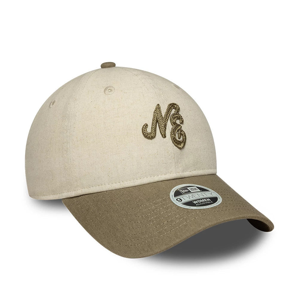 Casquette Femme 9TWENTY en Lin New Era Beige