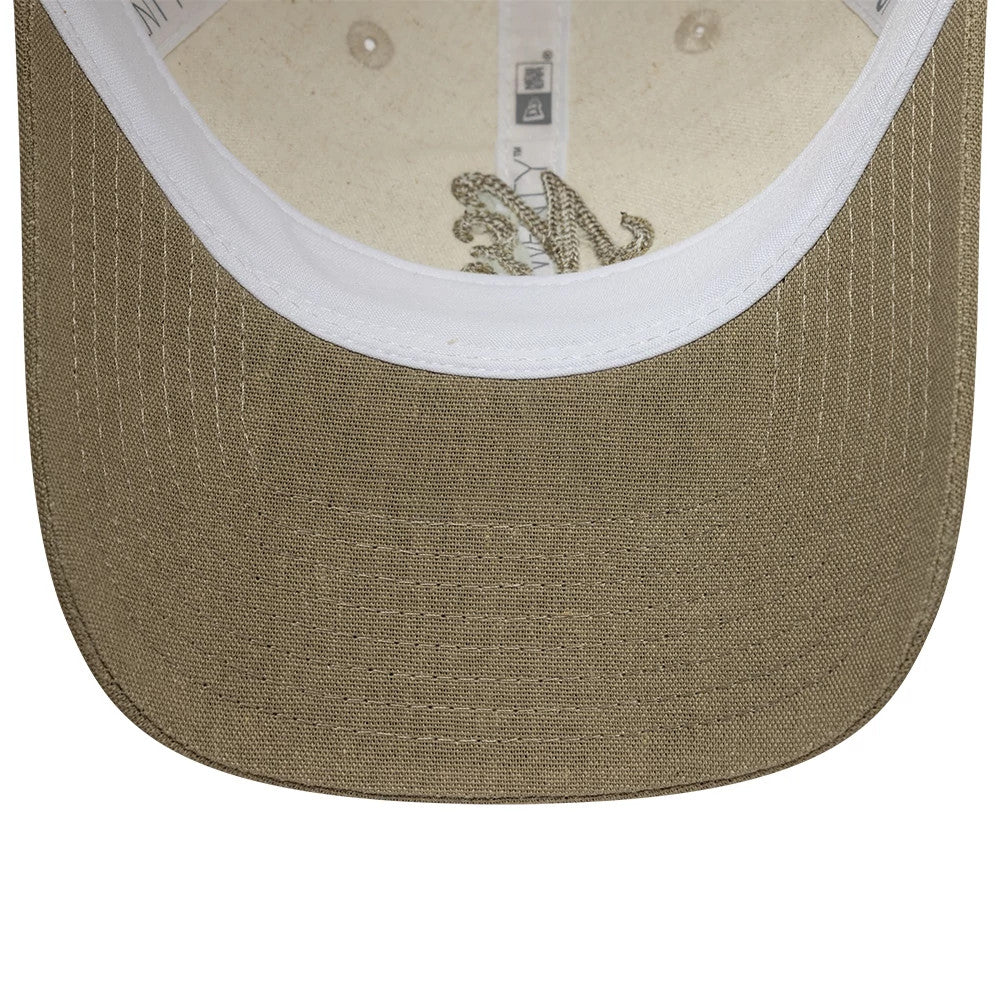 Casquette Femme 9TWENTY en Lin New Era Beige