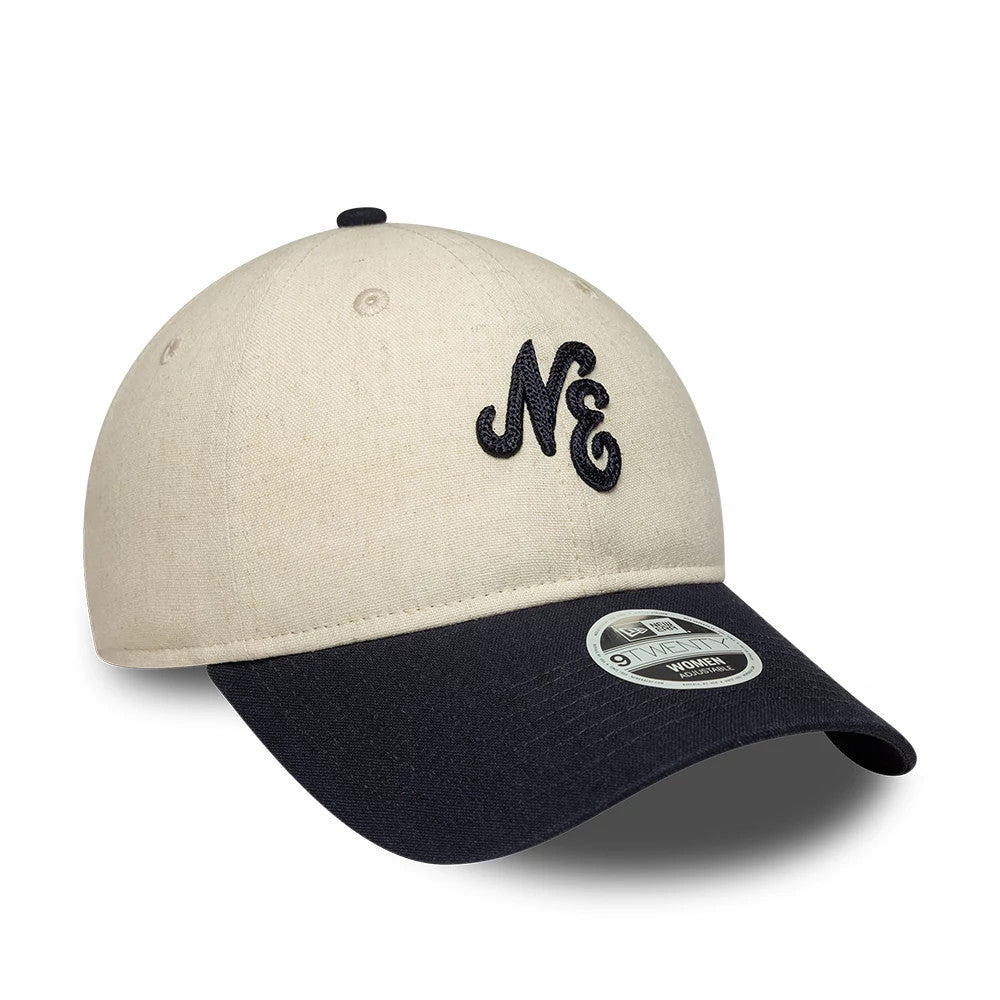 Casquette Femme 9TWENTY en Lin New Era Bleu Marine