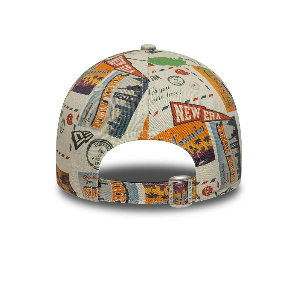 Casquette Enfant 9FORTY New Era Carte Postale Beige Clair
