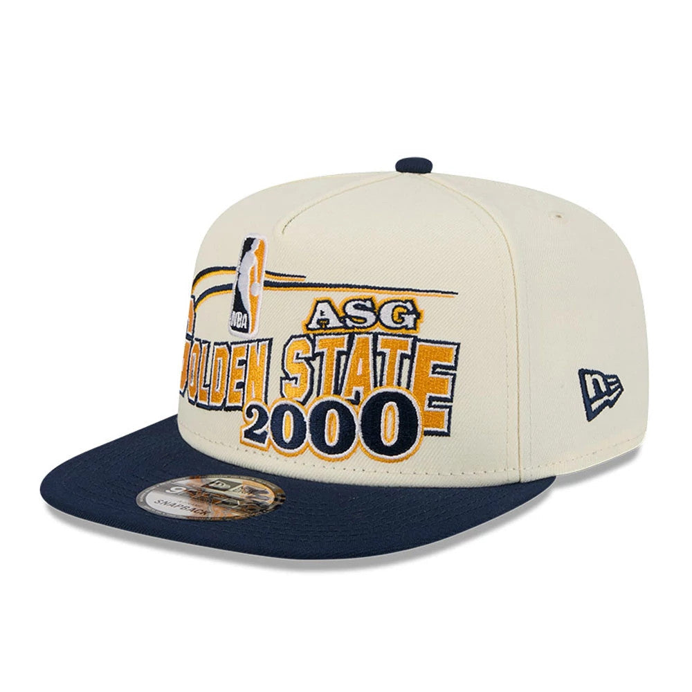Casquette 9FIFTY A-Frame Golden State Warriors Hardwood Classic Blanc