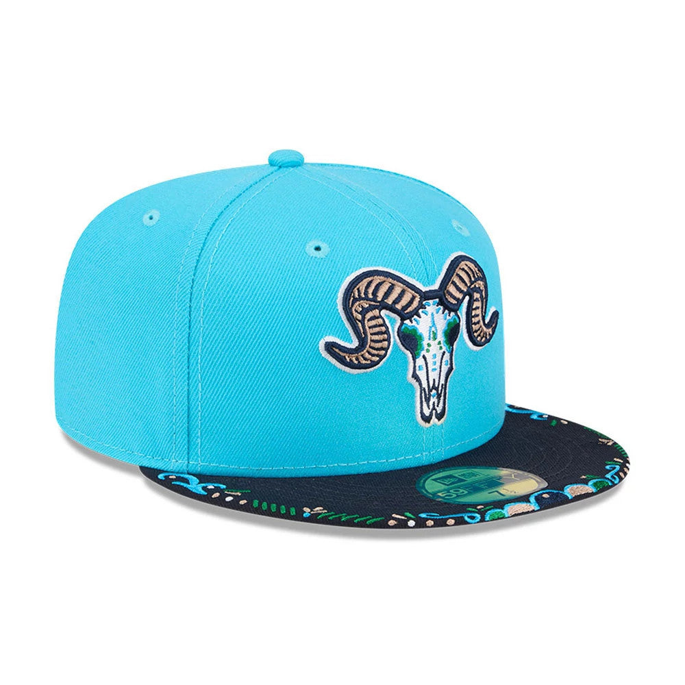 Casquette 59FIFTY Fitted La Copa 2026 Hartford Yard Goats MiLB Bleu