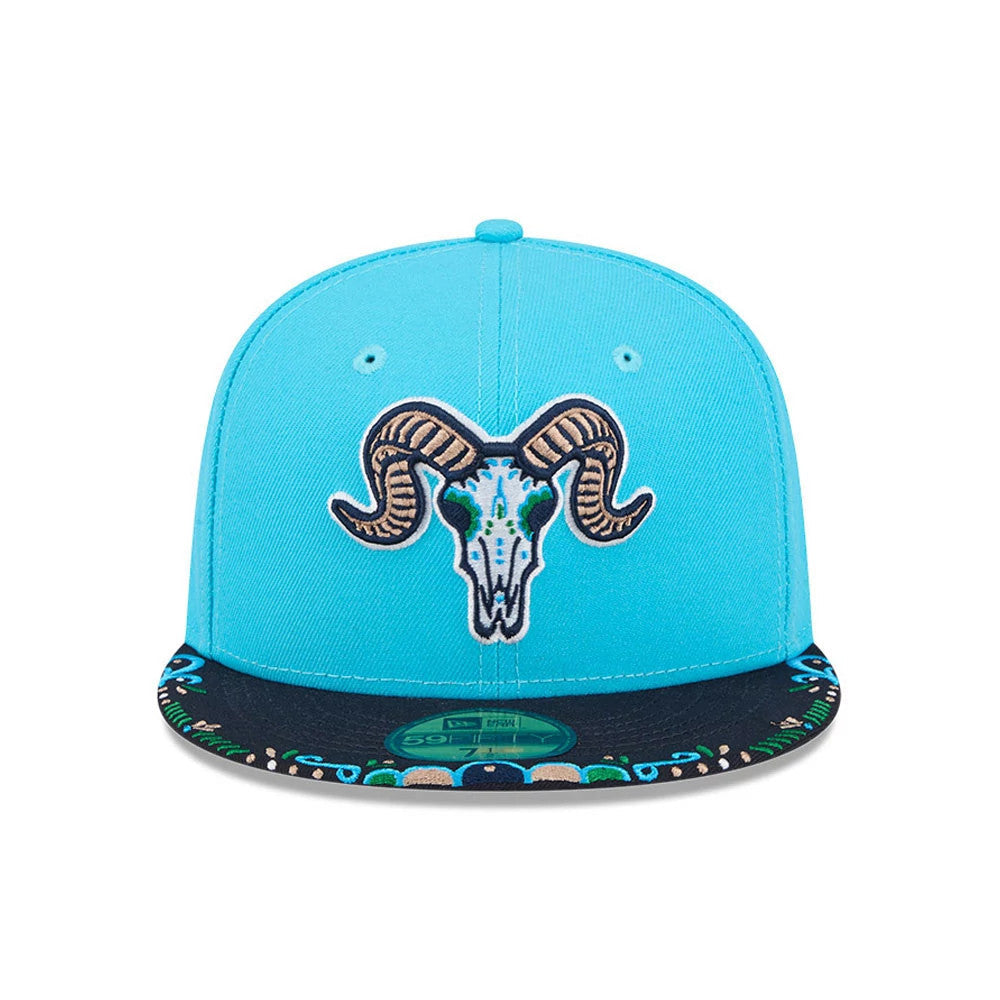 Casquette 59FIFTY Fitted La Copa 2026 Hartford Yard Goats MiLB Bleu