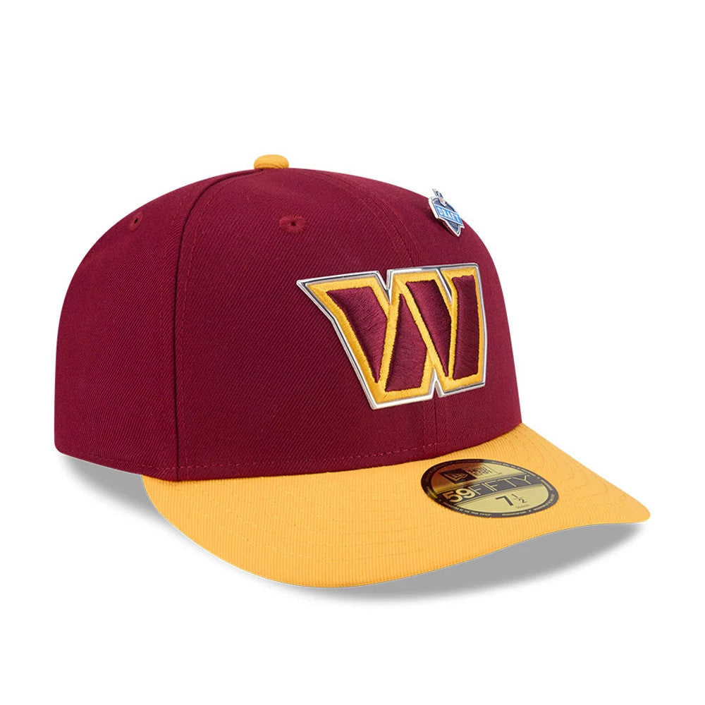 Casquette 59FIFTY Fitted Draft 2026 Washington Commanders NFL Rouge