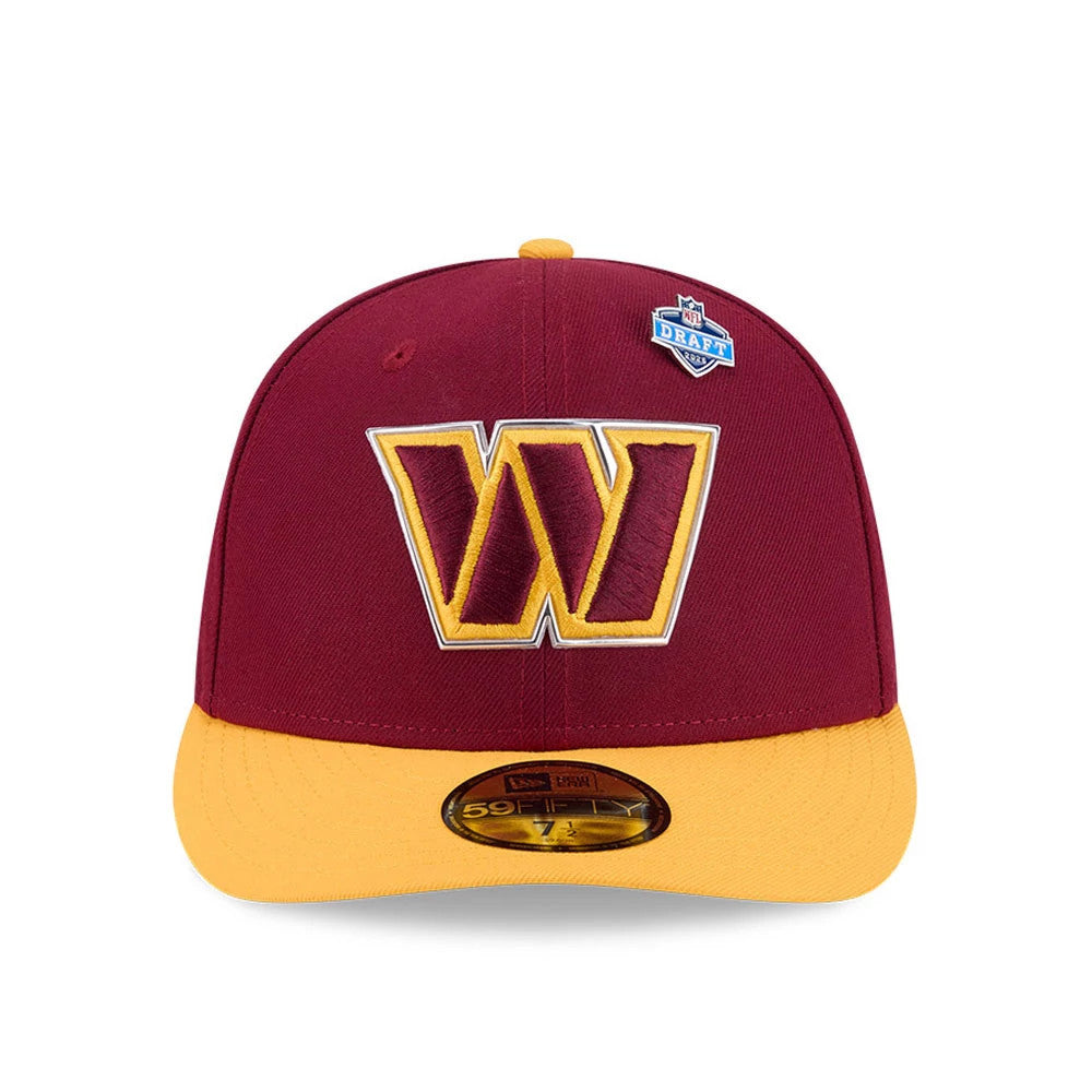 Casquette 59FIFTY Fitted Draft 2026 Washington Commanders NFL Rouge