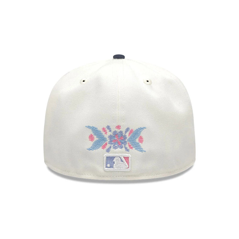 Yankees MLB Day Of The Dead - casquette Fitted beige clair et bleu foncé 59FIFTY 59Fifty 