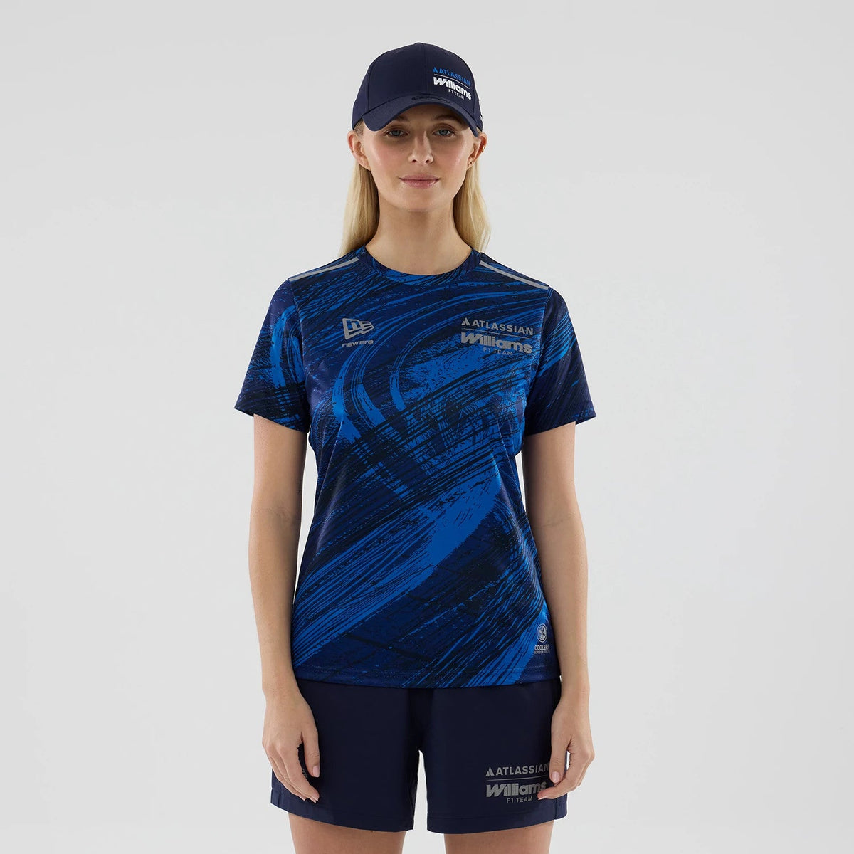 T-shirt Active Femme Williams Bleu marine