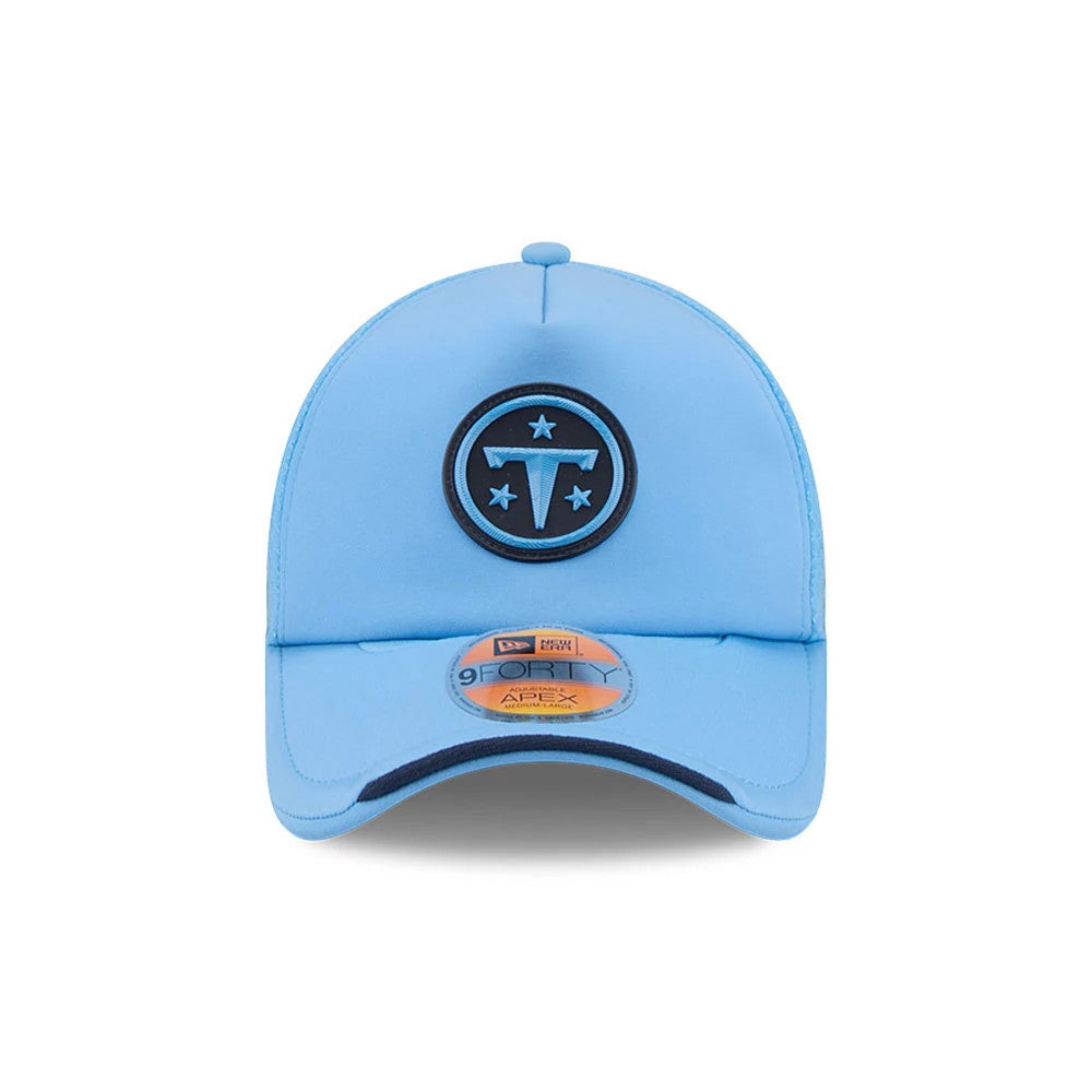 Casquette 9FORTY Apex Sideline 2026 Tennessee Titans NFL Bleu Pastel