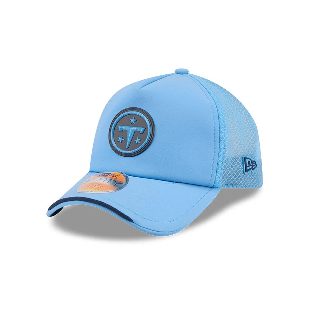 Casquette 9FORTY Apex Sideline 2026 Tennessee Titans NFL Bleu Pastel