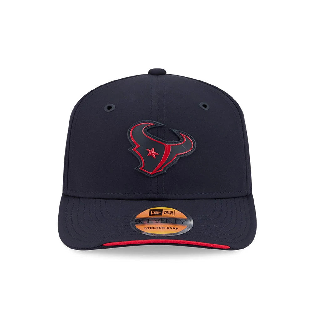 Casquette 9SEVENTY Stretch Snap Sideline 2026 Houston Texans NFL Bleu