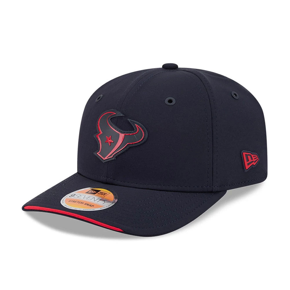 Casquette 9SEVENTY Stretch Snap Sideline 2026 Houston Texans NFL Bleu