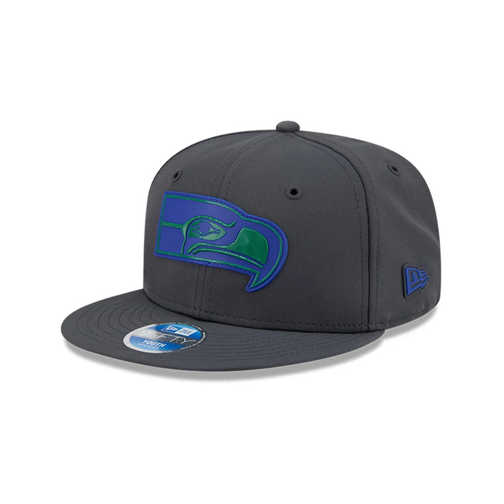Casquette Enfant 9FIFTY Snapback Seahawks NFL Sideline 2026 Anthracite