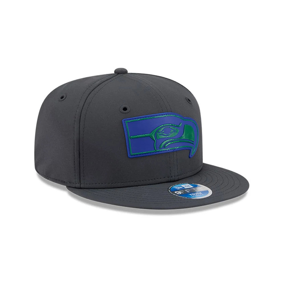 Casquette Enfant 9FIFTY Snapback Seahawks NFL Sideline 2026 Anthracite
