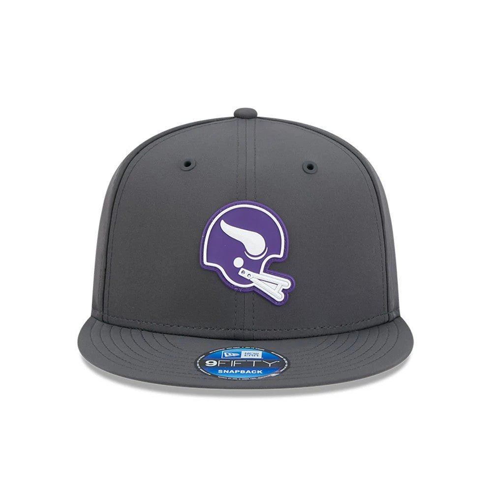 Casquette 9FIFTY Snapback Vikings NFL Sideline 2026 Anthracite