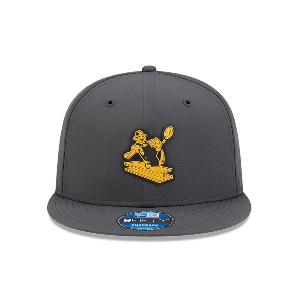Casquette 9FIFTY Snapback Steelers NFL Sideline 2026 Anthracite