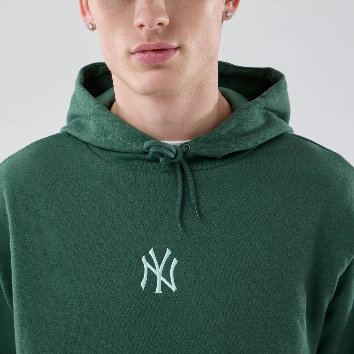 Sweat à capuche Oversize New York Yankees League Essential Vert foncé