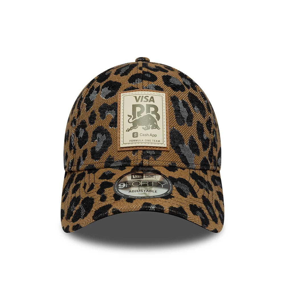 Casquette Femme 9FORTY Visa Cash App Racing Bulls Leopard Marron