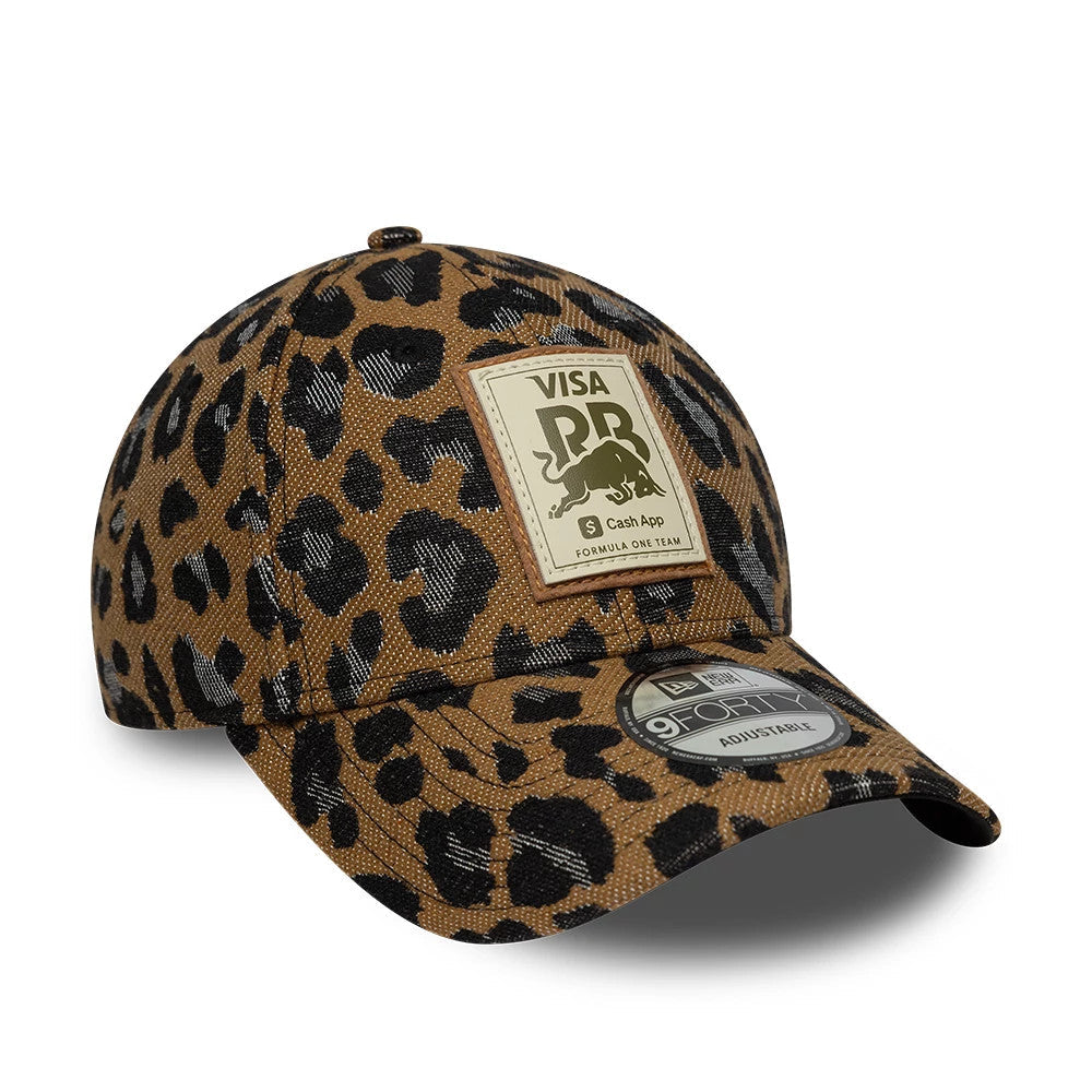Casquette Femme 9FORTY Visa Cash App Racing Bulls Leopard Marron