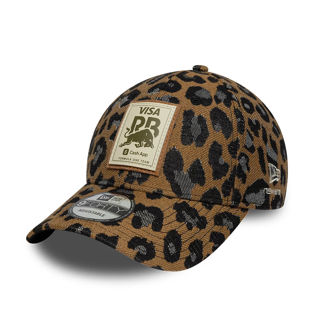 Casquette Femme 9FORTY Visa Cash App Racing Bulls Leopard Marron
