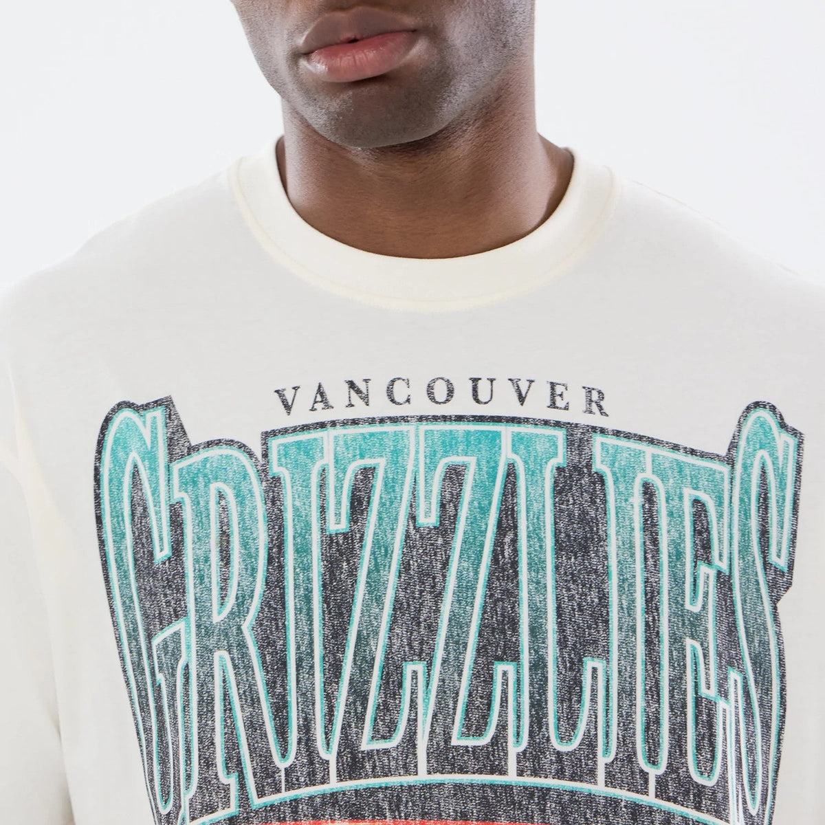T-shirt Vancouver Grizzlies NBA Sport Classic Beige