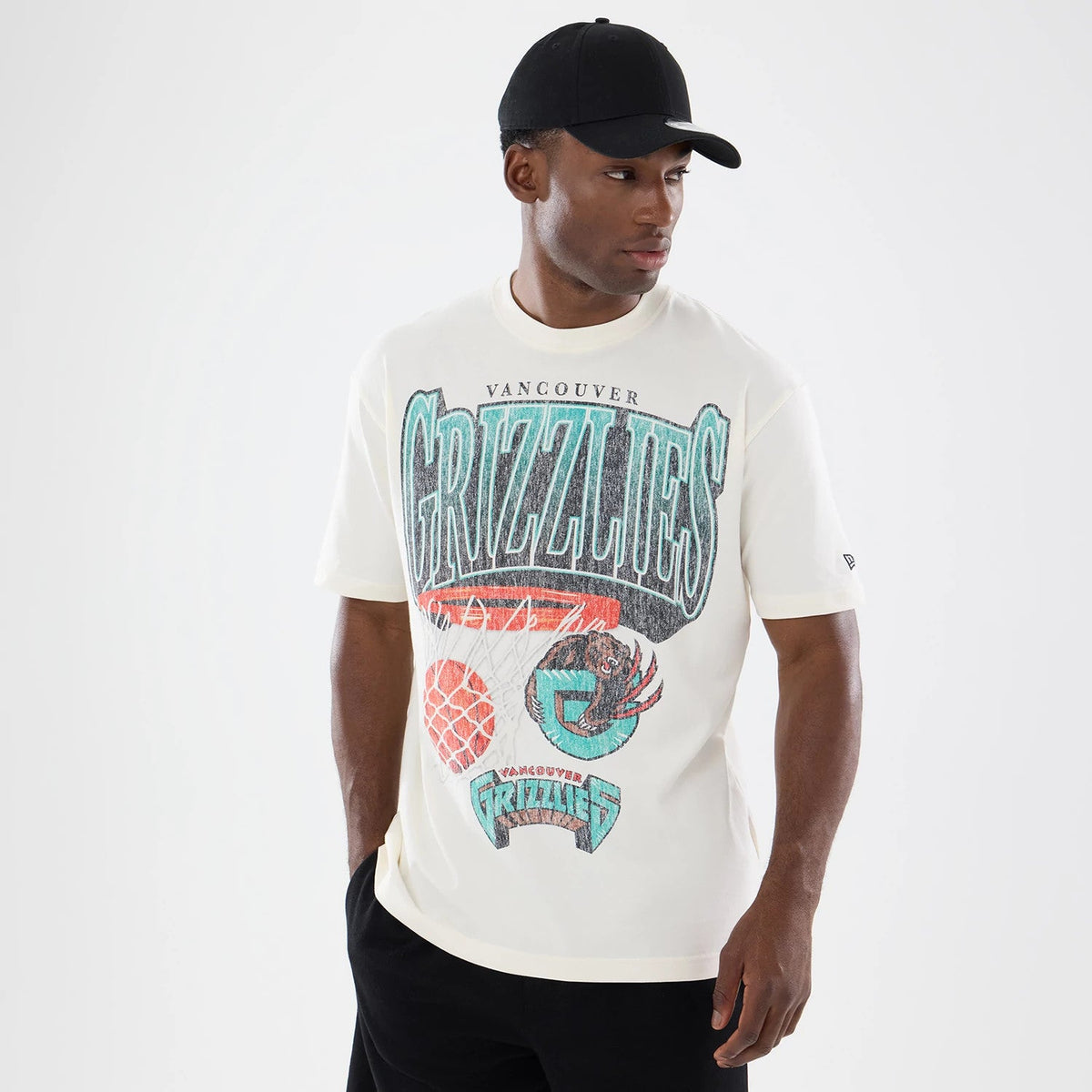 T-shirt Vancouver Grizzlies NBA Sport Classic Beige