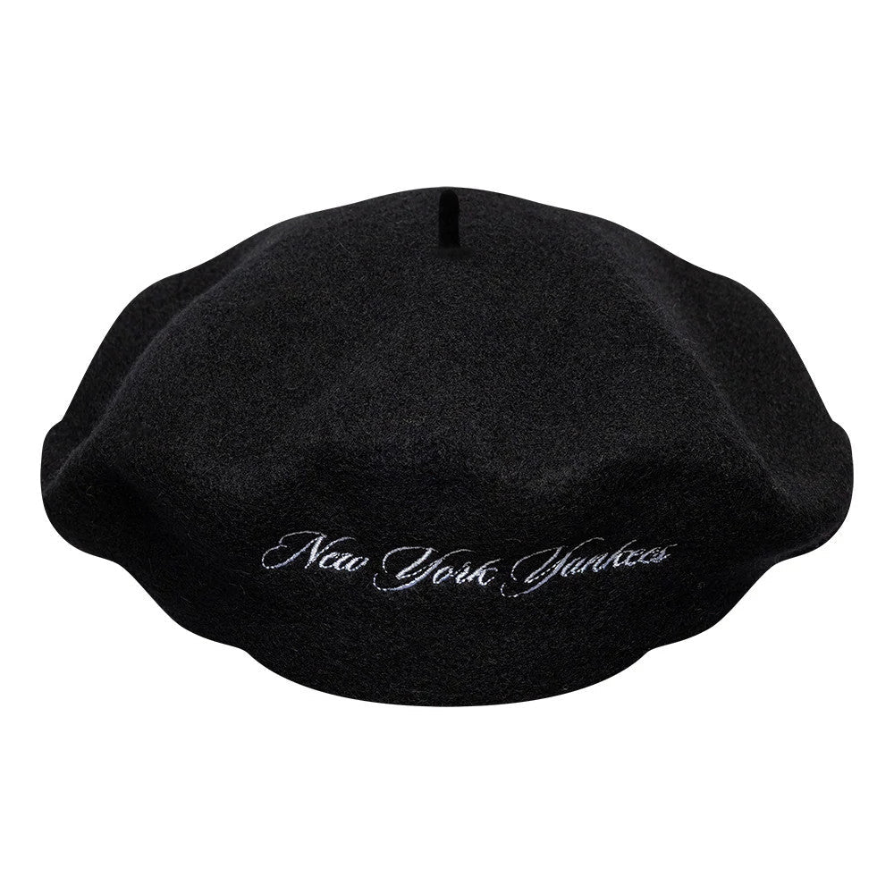 Béret New York Yankees MLB Wool Script Noir